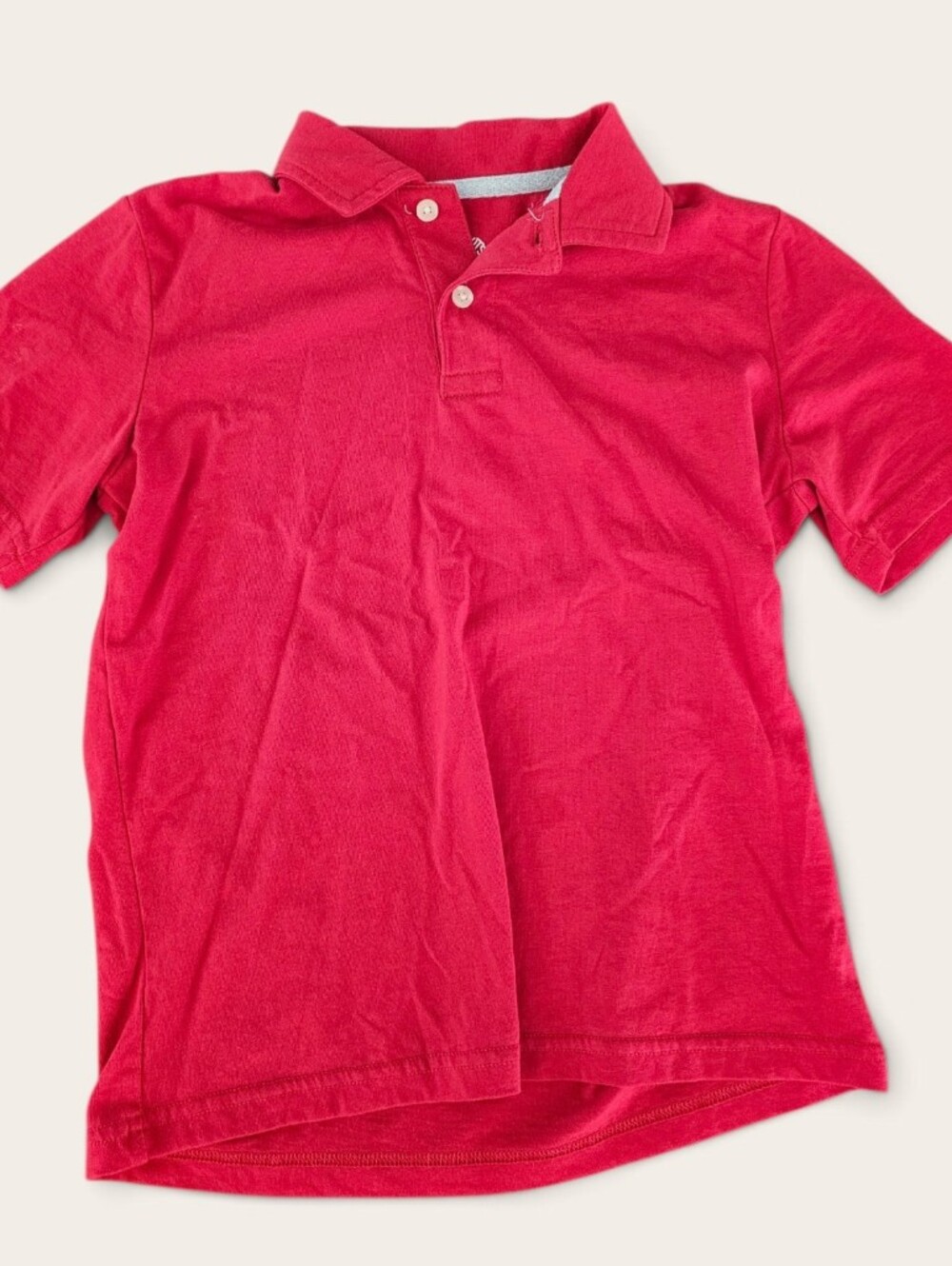 Boy's Classic Red Polo Shirt